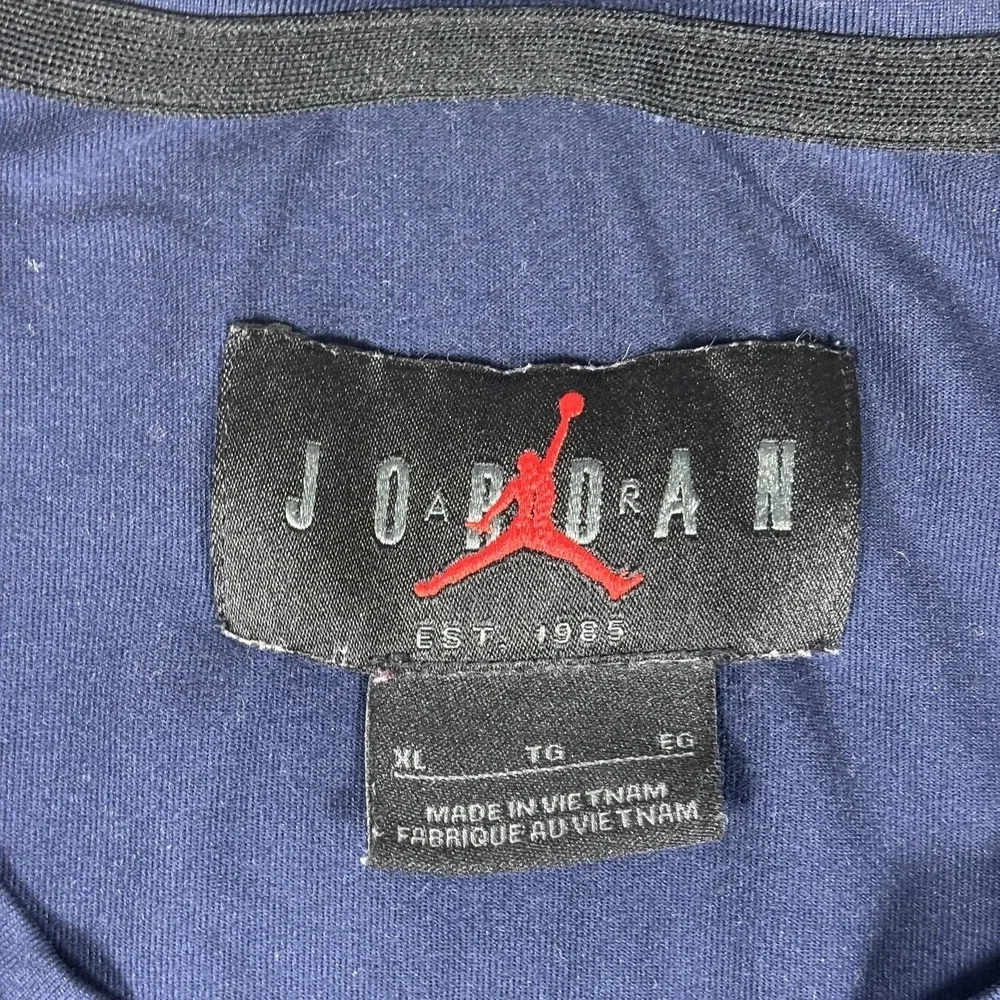 Jordan BYU Cougars Rugby Shirt‎ Mens XL Blue Dri Fit Performance Team Issued